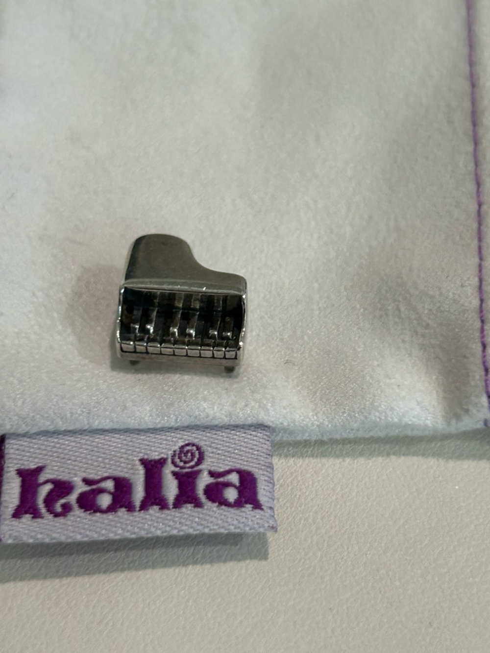 Halia Sterling Silver Piano Charm Pendant